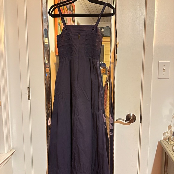 Cleobella Riley Ankle Dress in Moresco Navy Print - Picture 6 of 8